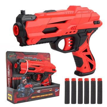 Kid's EVA Foam Hollow Soft Bullet Dart Gun Toy for Kids