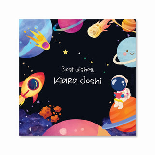 Gift Labels personalized - Space Adventure (PREPAID ORDER)