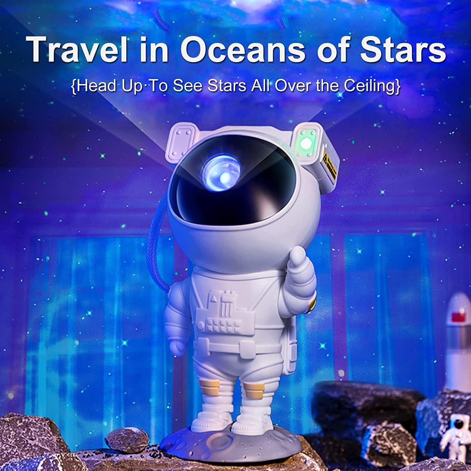 Astronaut Starry Sky Projector with Remote Control