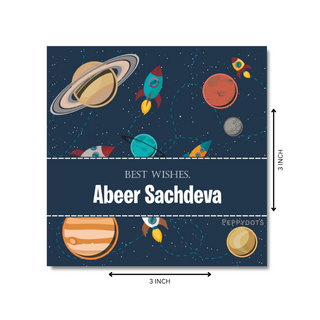 Gift Tag - Space (48 pcs) (PREPAID ONLY) (Dispatch in 5-6 Days)