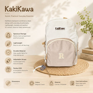 KakiKawa Mini Backpack – Cute Compact Bag for Kids & Teens | Perfect Gift