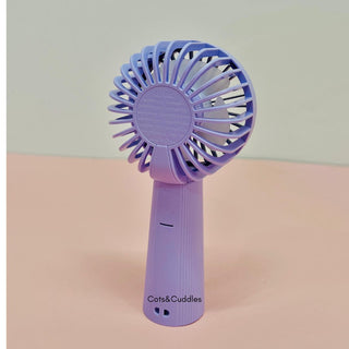 Cute Mini Hand Fan – Portable USB Rechargeable Cooling Fan