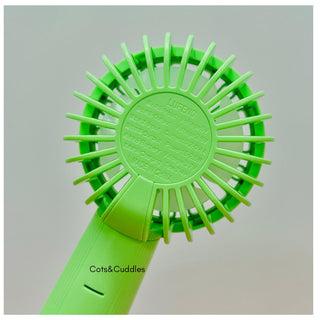 Cute Mini Hand Fan – Portable USB Rechargeable Cooling Fan