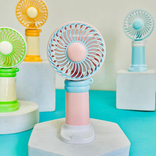 Colourful Mini Handheld Fan for Kids – Portable & Lightweight