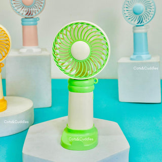 Colourful Mini Handheld Fan for Kids – Portable & Lightweight