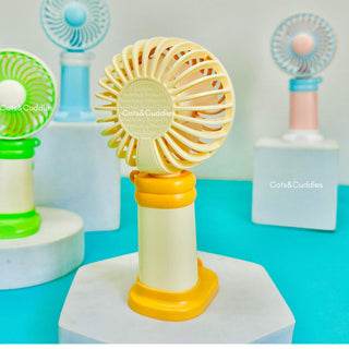 Colourful Mini Handheld Fan for Kids – Portable & Lightweight