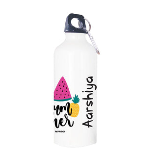 Personalised Water bottle - Summer Flamingo (PREPAID ONLY)