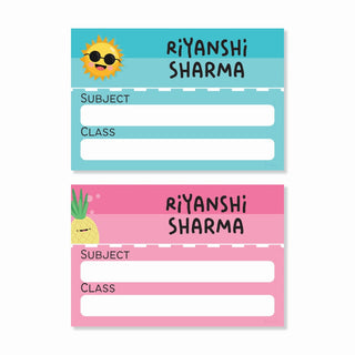 Personalised Book Labels - Sunny Days (PREPAID ORDER)