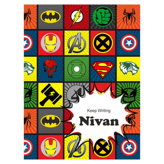 Personalized Writing Practice Book - Superhero (PREPAID ONLY)