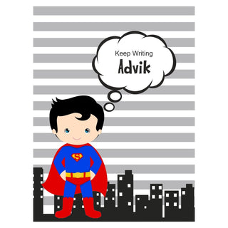 Personalized Writing Practice Book - Superman (PREPAID ONLY)