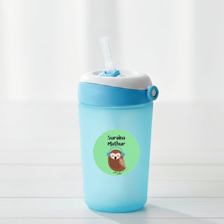 Round Waterproof Labels - Sweet Owl (77 Pcs) (PREPAID ONLY) (Dispatch in 5-6 Days)