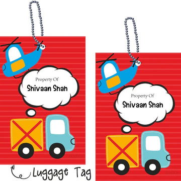 Luggage Tags - Transport - Pack of 2 Tags - PREPAID ONLY