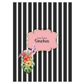 Personalized Writing Practice Book - Tropical Flamingo (PREPAID ONLY)