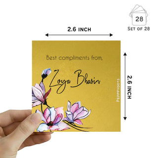 Golden Gift Tag - Tulip (PREPAID) (Dispatch in 5-6 Days)