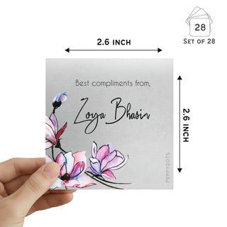 Silver Gift Tag - Tulip (PREPAID)