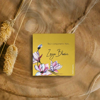 Golden Gift Tag - Tulip (PREPAID) (Dispatch in 5-6 Days)