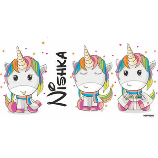 Personalised Water bottle - Unicorn (PREPAID ONLY)