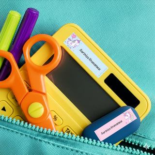 Waterproof Labels - Unicorn Fun -  Pack of 88 labels - PREPAID ONLY