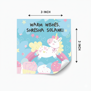 Gift Labels - Unicorn Love (24pcs) (PREPAID ONLY) (Dispatch in 5-6 Days)
