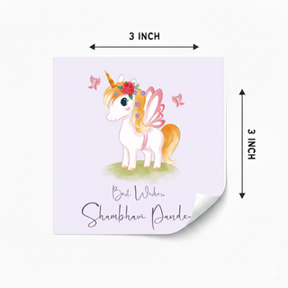 Gift Labels - Unicorn Watercolor (24pcs) (PREPAID ONLY) (Dispatch in 5-6 Days)