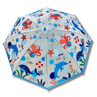 Premium Quality Cute Printed Umbrella For Kids (Whale)