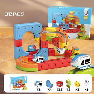 High-Tech DIY Magnetic Train Building Blocks – Electric Anti-Gravity Track Set