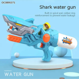 WISHKEY Shark Water Gun 570ml | Bubble Blowing Water Blaster for Kids
