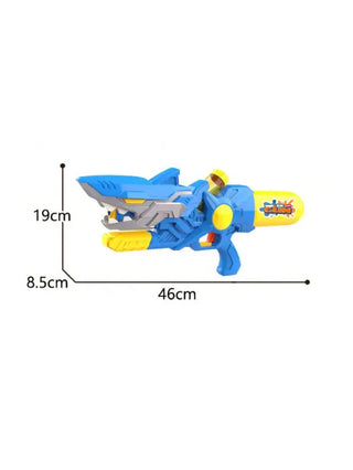 WISHKEY Shark Water Gun 570ml | Bubble Blowing Water Blaster for Kids
