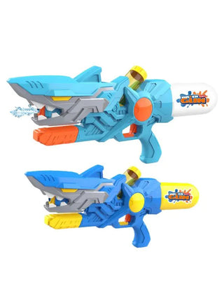 WISHKEY Shark Water Gun 570ml | Bubble Blowing Water Blaster for Kids