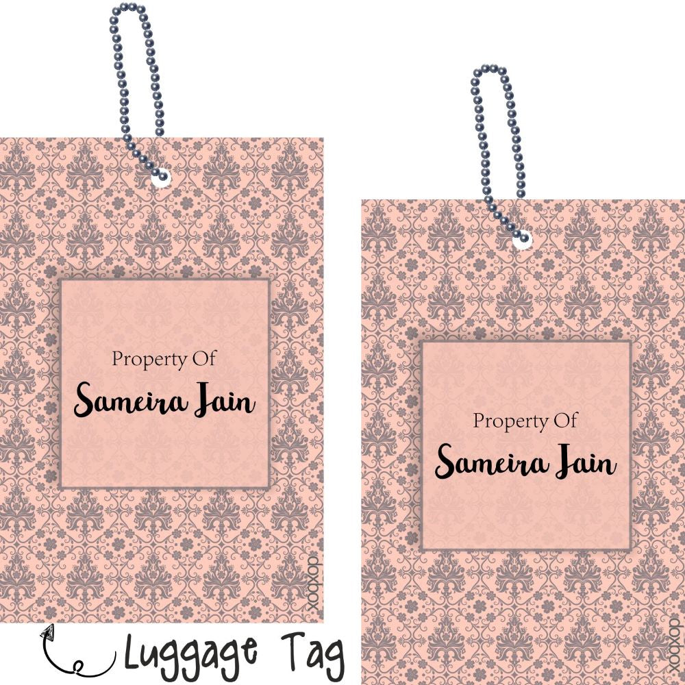 Luggage Tags - Vintage - Pack of 2 Tags - PREPAID ONLY
