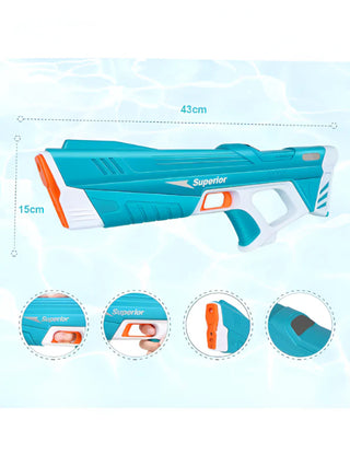 Electric Water Gun for Kids – Full Automatic Water Soaker Blaster
