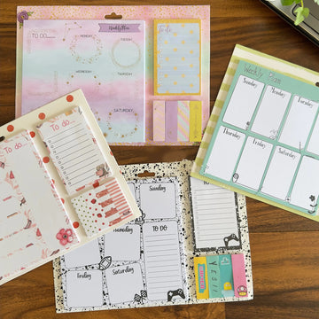Weekly Action Plan Stay Organized & Productive Sticker Notes
