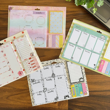 Weekly Action Plan Stay Organized & Productive Sticker Notes