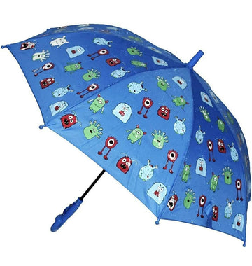 Color Changing Umbrella for Kids Magic Umbrella for Kids (Light Blue Monster)
