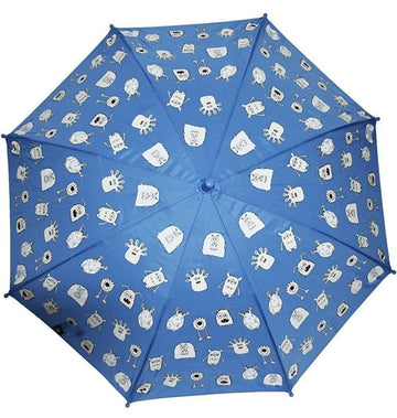 Color Changing Umbrella for Kids Magic Umbrella for Kids (Light Blue Monster)