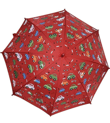 Color Changing Umbrella for Kids Magic Umbrella for Kids (Red Car)