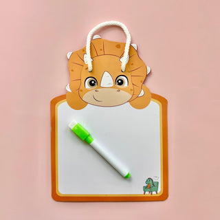 Cots and Cuddles Animal Design Write and Wipe Board for Kids (1pc)