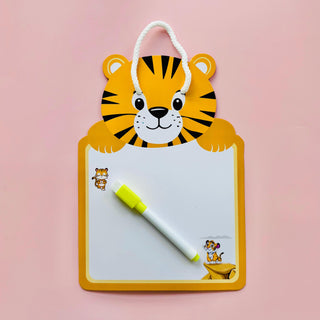 Cots and Cuddles Animal Design Write and Wipe Board for Kids (1pc)