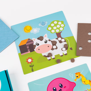 Cots and Cuddles Magnetic Dot Art – Jungle Playset