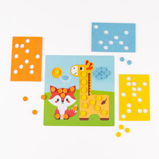 Cots and Cuddles Magnetic Dot Art – Jungle Playset