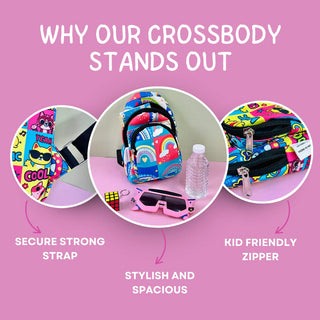 PACK OF 10 | The Rainbow Print Crossbody Bag for Kids -229 per pc- (Prepaid Only)