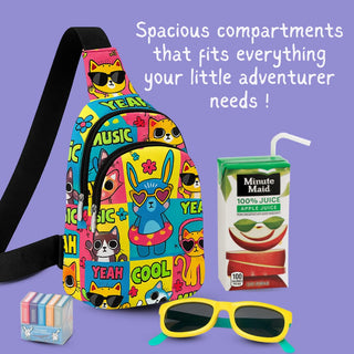 PACK OF 10 | The Cat Print Crossbody Bag for Kids -229 per pc- (Prepaid Only)