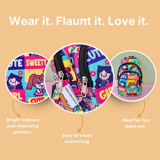 PACK OF 10 | The Girl Print Crossbody Bag for Kids -229 per pc- (Prepaid Only)