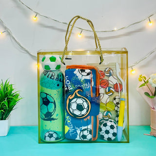 Football Theme Kids Gift Set – Sports Stationery & Activity Set
