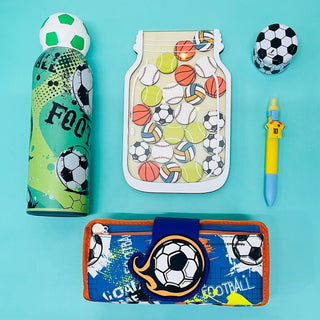 Football Theme Kids Gift Set – Sports Stationery & Activity Set