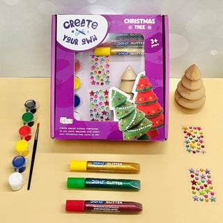 Wooden Christmas Tree for Kids