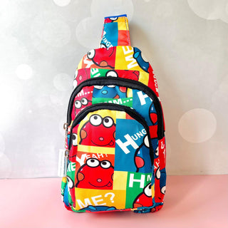 The Cartoon Print Crossbody Bag for Kids