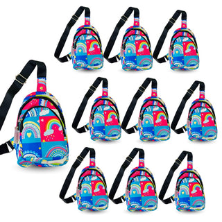PACK OF 10 | The Rainbow Print Crossbody Bag for Kids -229 per pc- (Prepaid Only)