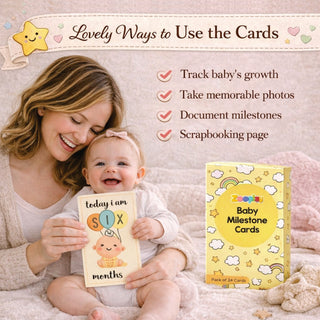 Baby Milestones Flashcards -Pack of 24