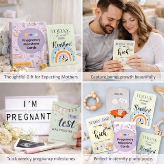 Pregnancy Milestones Flashcards- Pack of 24